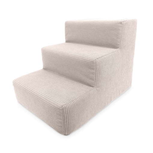 Schodki dla psa kota beżowe 3 stopniowe