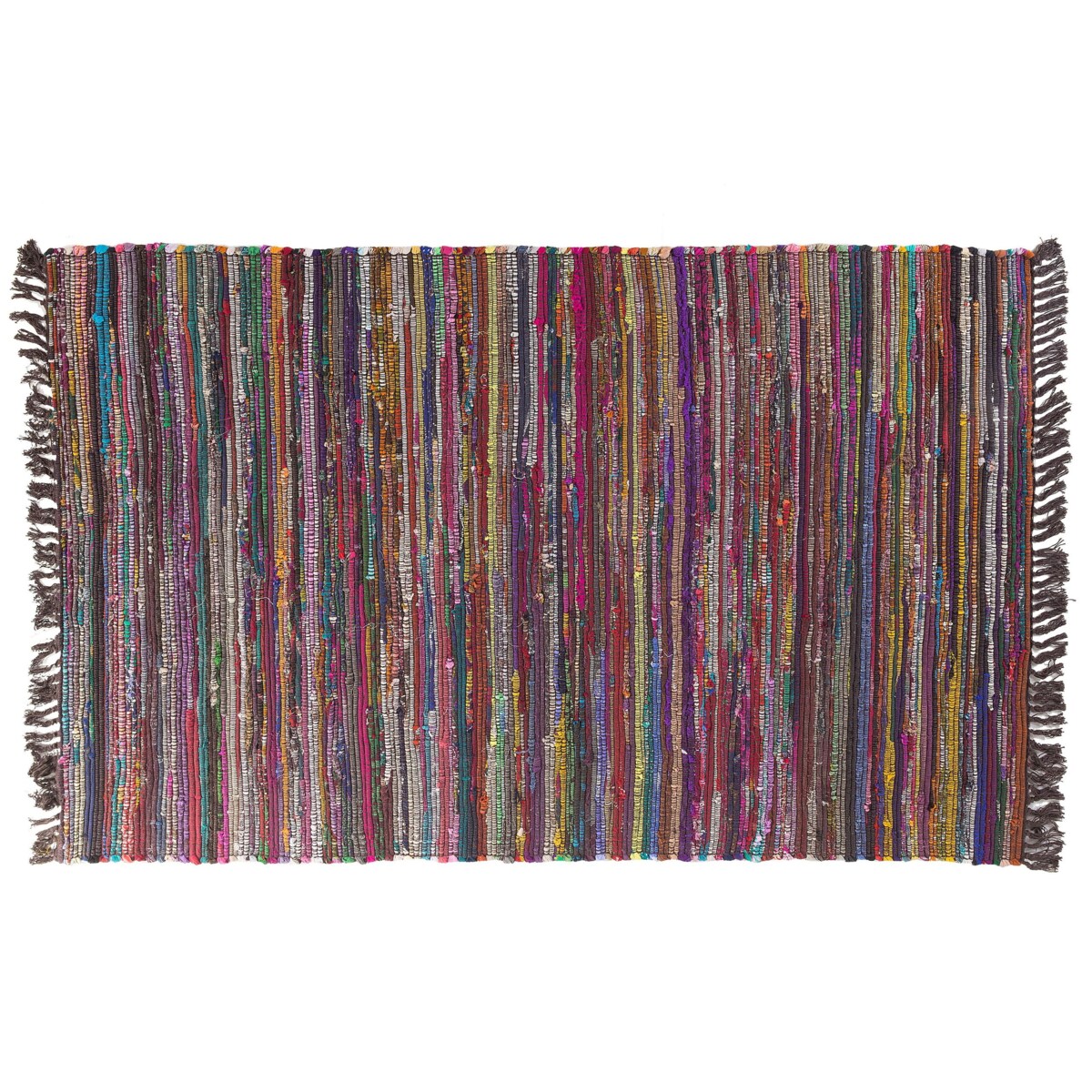 Dywan 140 x 200 cm ciemny wielokolorowy DANCA