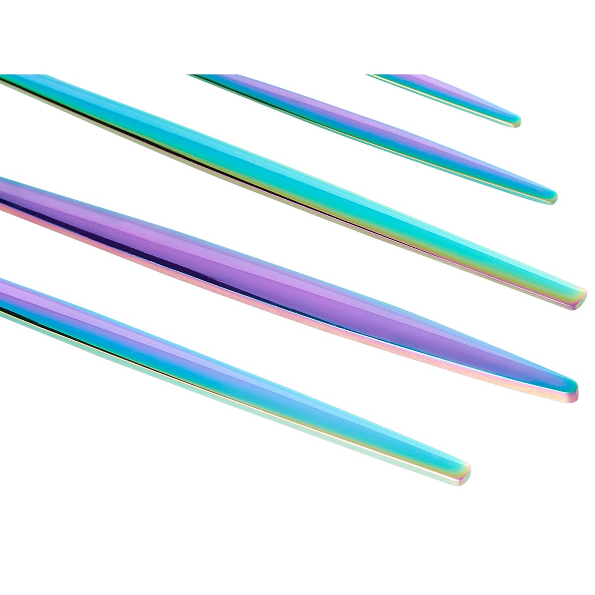 Zestaw sztućców 30 elementów wielokolorowy RIGATONI