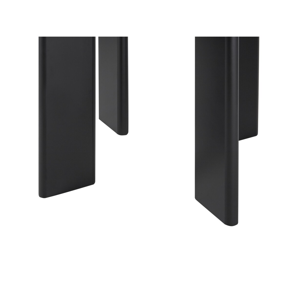 Stół do jadalni okrągły 120 cm czarny COSMO