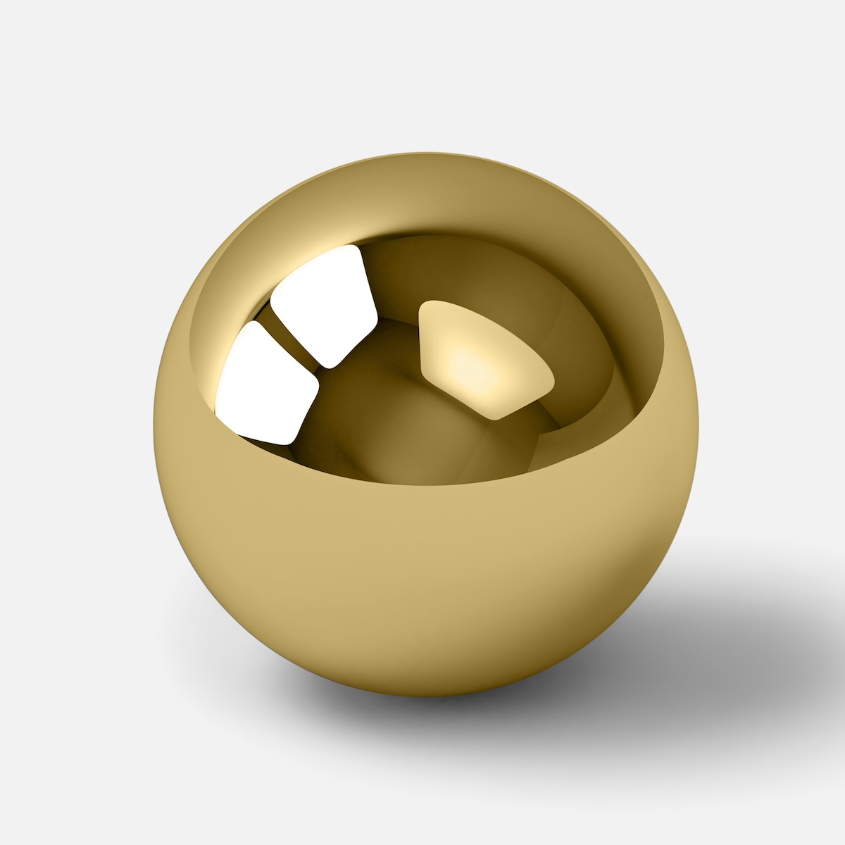 ODETE 40 (L) uchwyt jednopunktowy mosiężny polerowany lakierowany