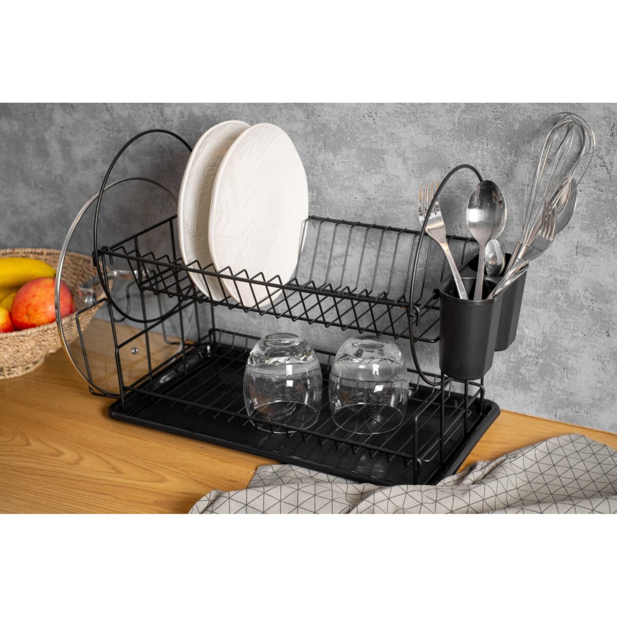 Suszarka do naczyń 2-poziomowa 56x25x39 cm BRUNBESTE