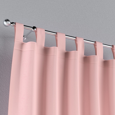 Zasłona na szelkach 1 szt. 130x245 pudrowy róż