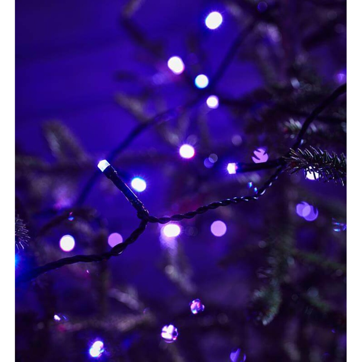 Choinkowe światełka girlanda 3m 200 LED 20W flash multikolor