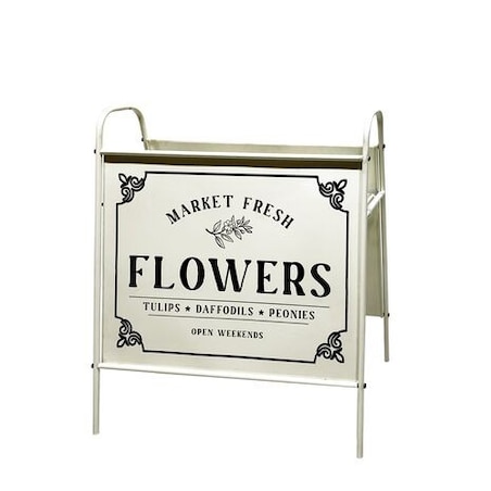 Osłonka metalowa 63x40x74 cm kwietnik MARKET FRESH