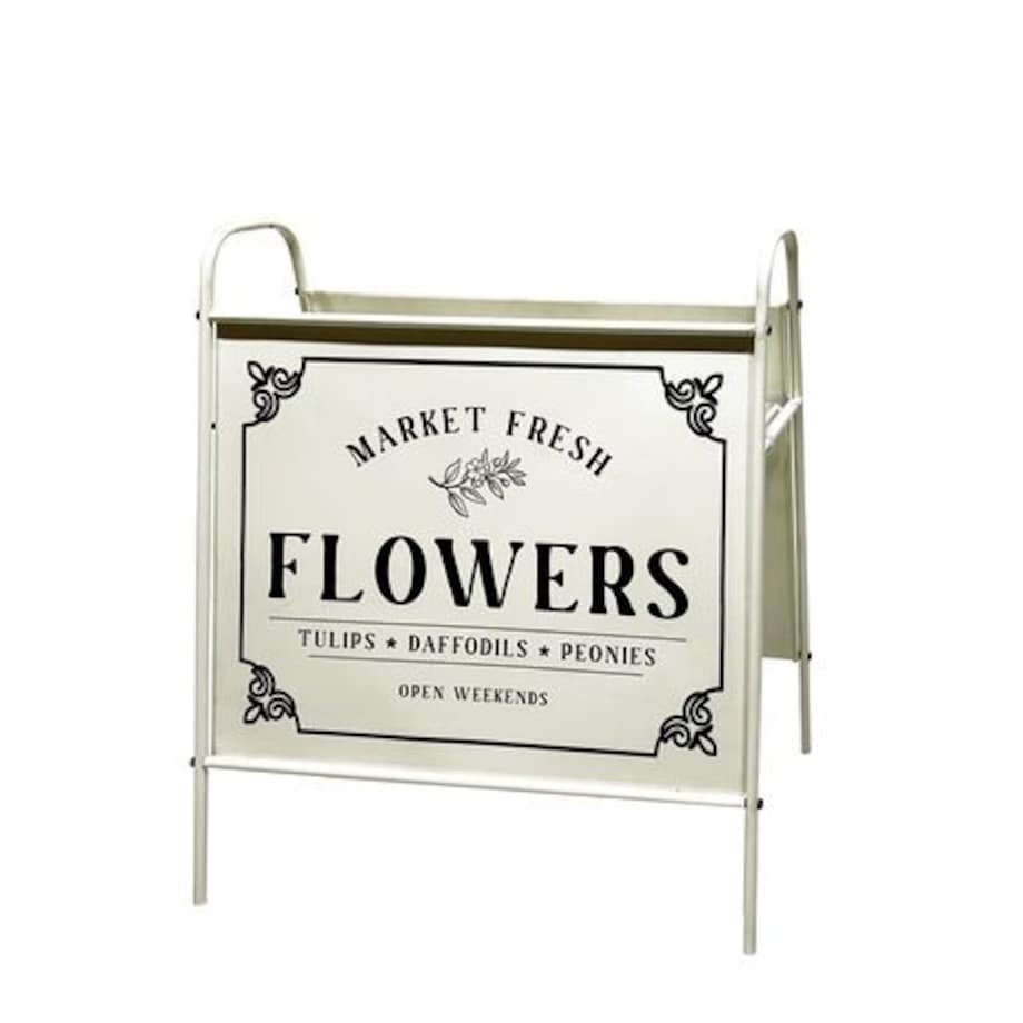 Osłonka metalowa 63x40x74 cm kwietnik MARKET FRESH