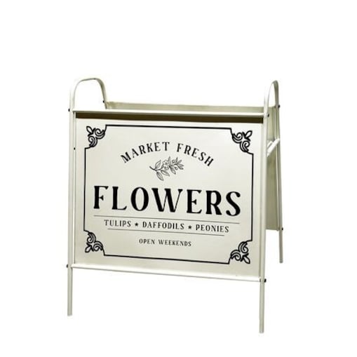 Osłonka metalowa 63x40x74 cm kwietnik MARKET FRESH