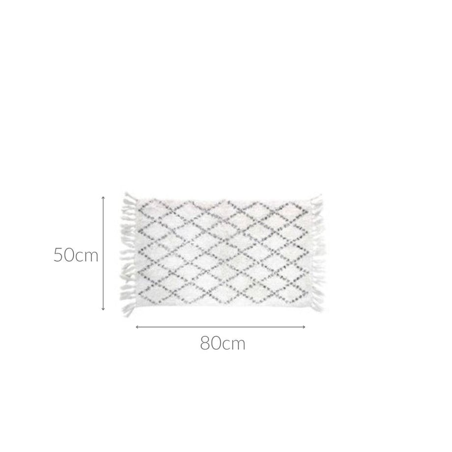 Dywanik łazienkowy LATIKA, bawełna, 50 x 80 cm