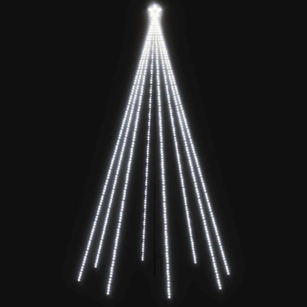 vidaXL Choinka z lampek ułożonych w wodospad, 400 diod LED, 2,5 m