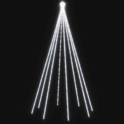 vidaXL Choinka z lampek ułożonych w wodospad, 400 diod LED, 2,5 m