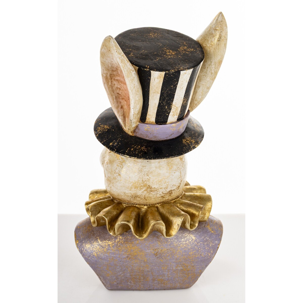 Figurka -popiersie królika 26,5x14x12 cm TORACE w cylindrze