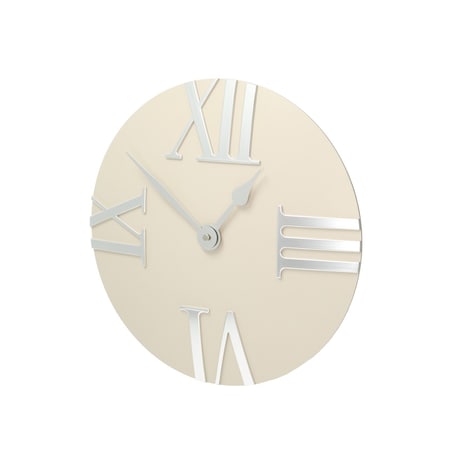 Zegar Retro cream, 35cm