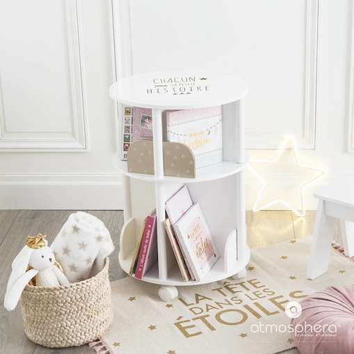 Regał na książki dla dzieci okrągły, Atmosphera for Kids