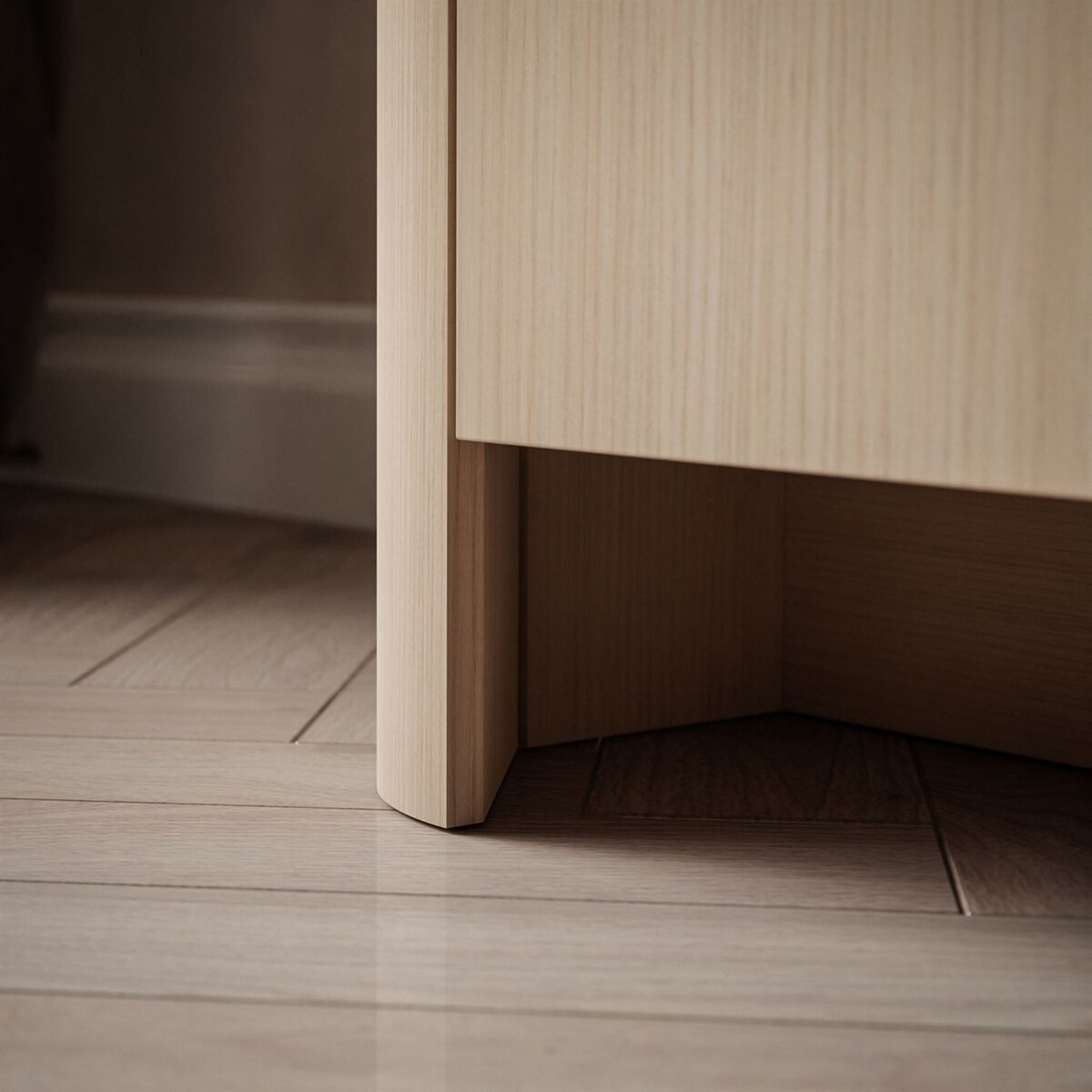 Czterodrzwiowa komoda DESTINY II K-103, dąb vicenza