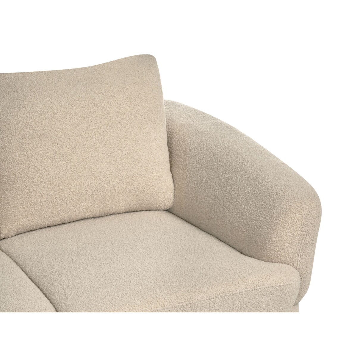 Sofa dla 2 osób KJAER Boucle Jasnobeżowy