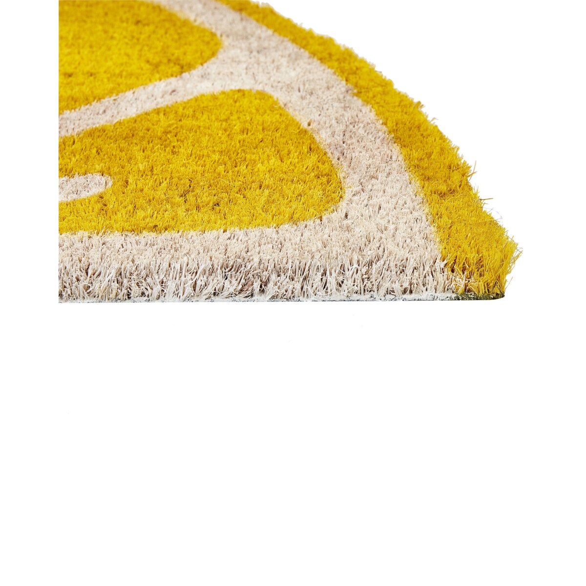 Wycieraczka IJEN 40 x 60 cm Włókno kokosowe Żółty