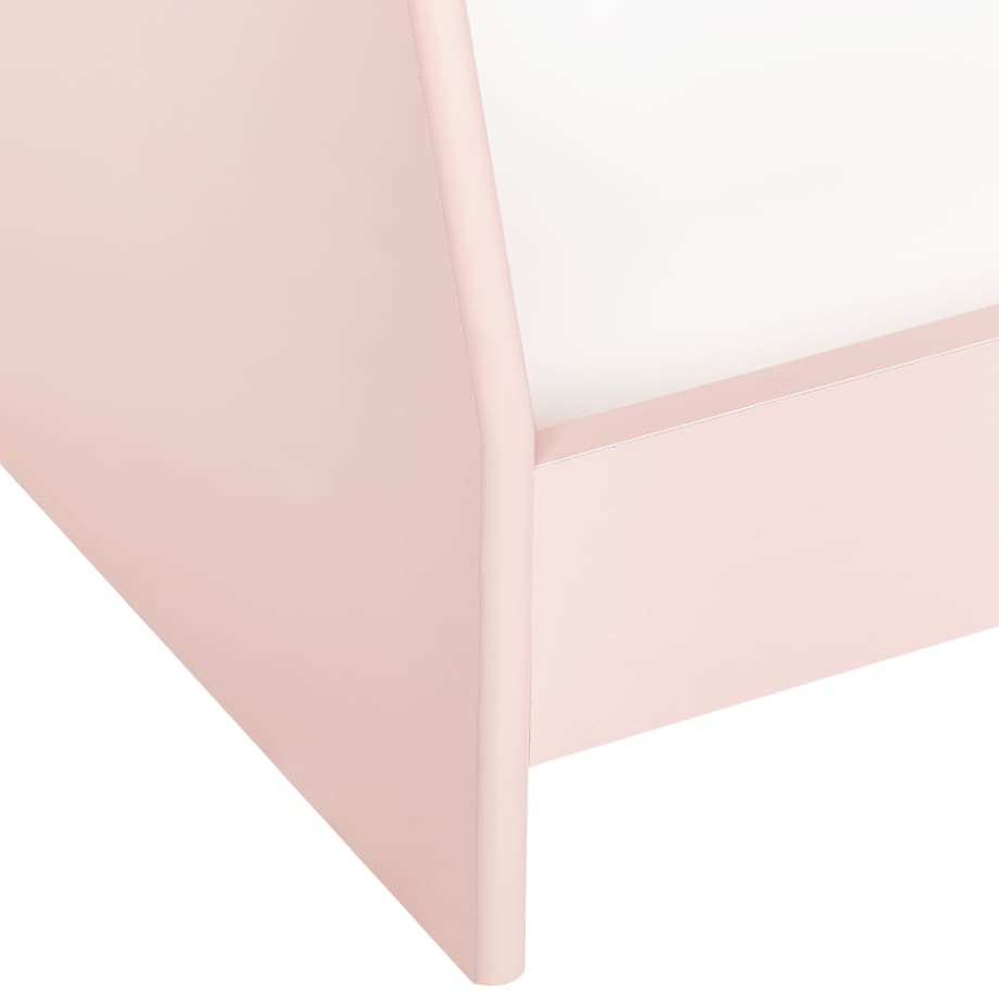 Regał na książki 4 półki LILOET 70 cm Pastelowy róż