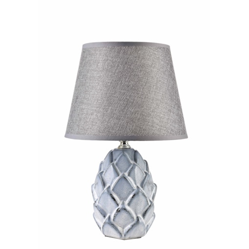 LETI GREY Lampa stołowa 10x10x30cm