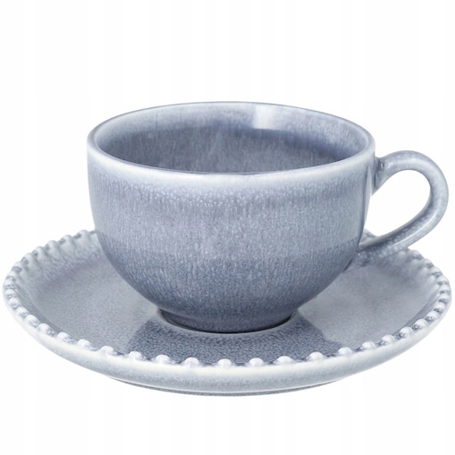 FILIŻANKA ZE SPODKIEM KUBEK DO KAWY HERBATY ESPRESSO 200ml CERAMICZNA
