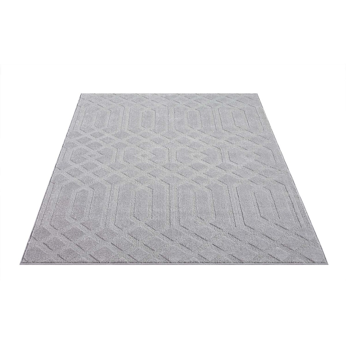 Dywan nowoczesny skandynawski high low Flaire 1380 szary 160x230