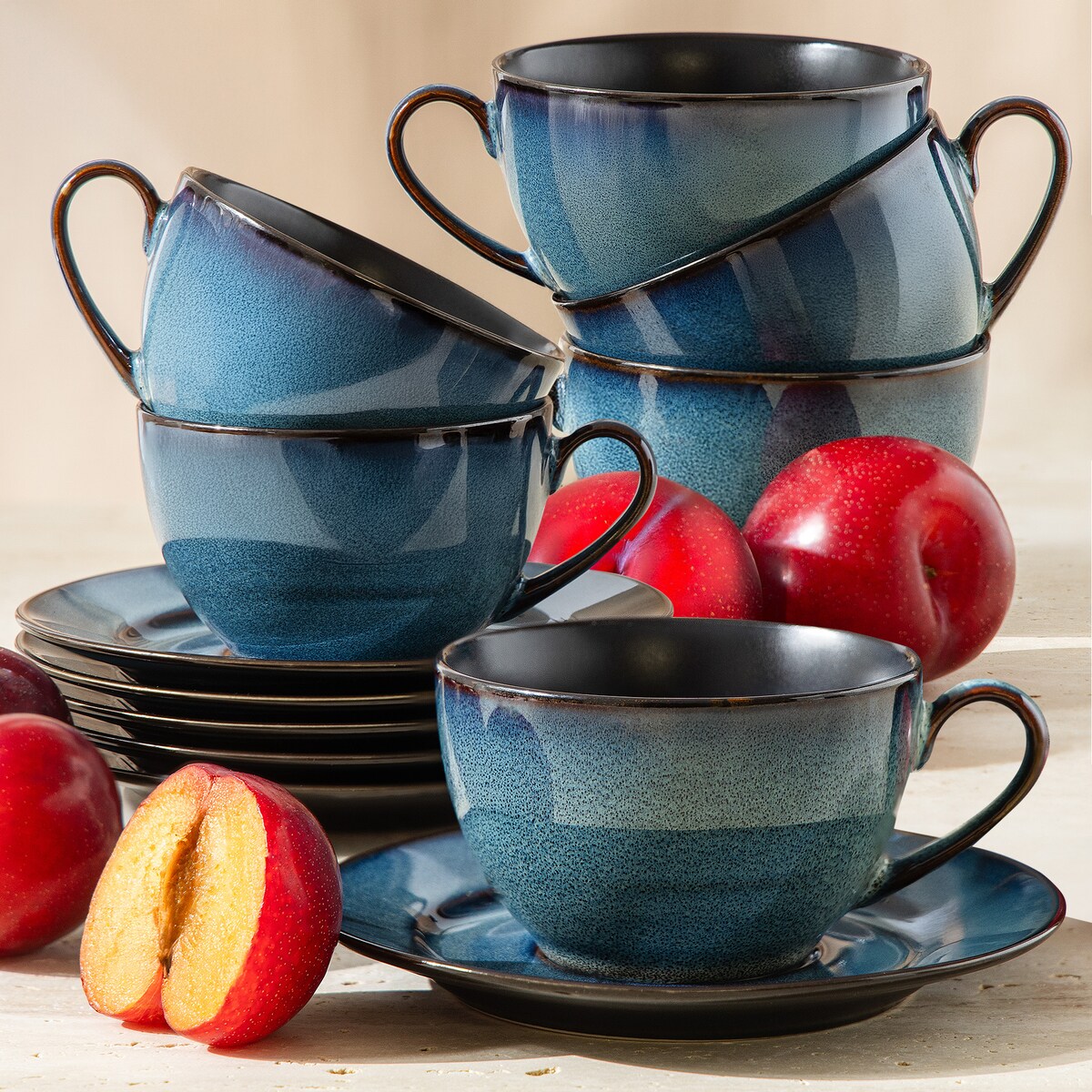 BALI Zestaw kawowy 6 os. (12 el.)