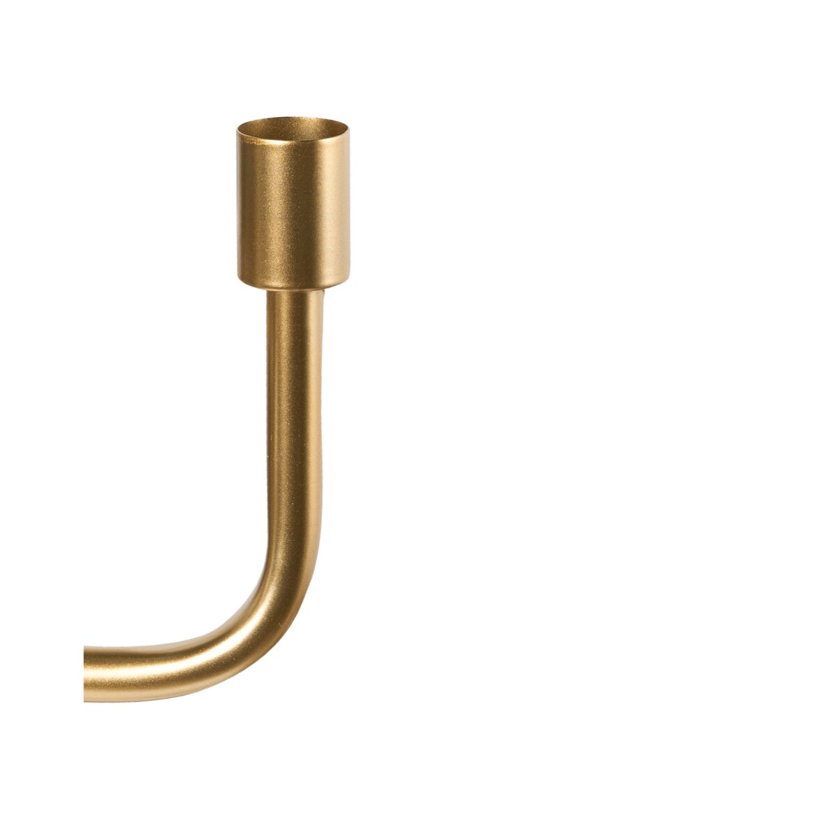 Świecznik PORRTELA Metal 50 cm Złoty