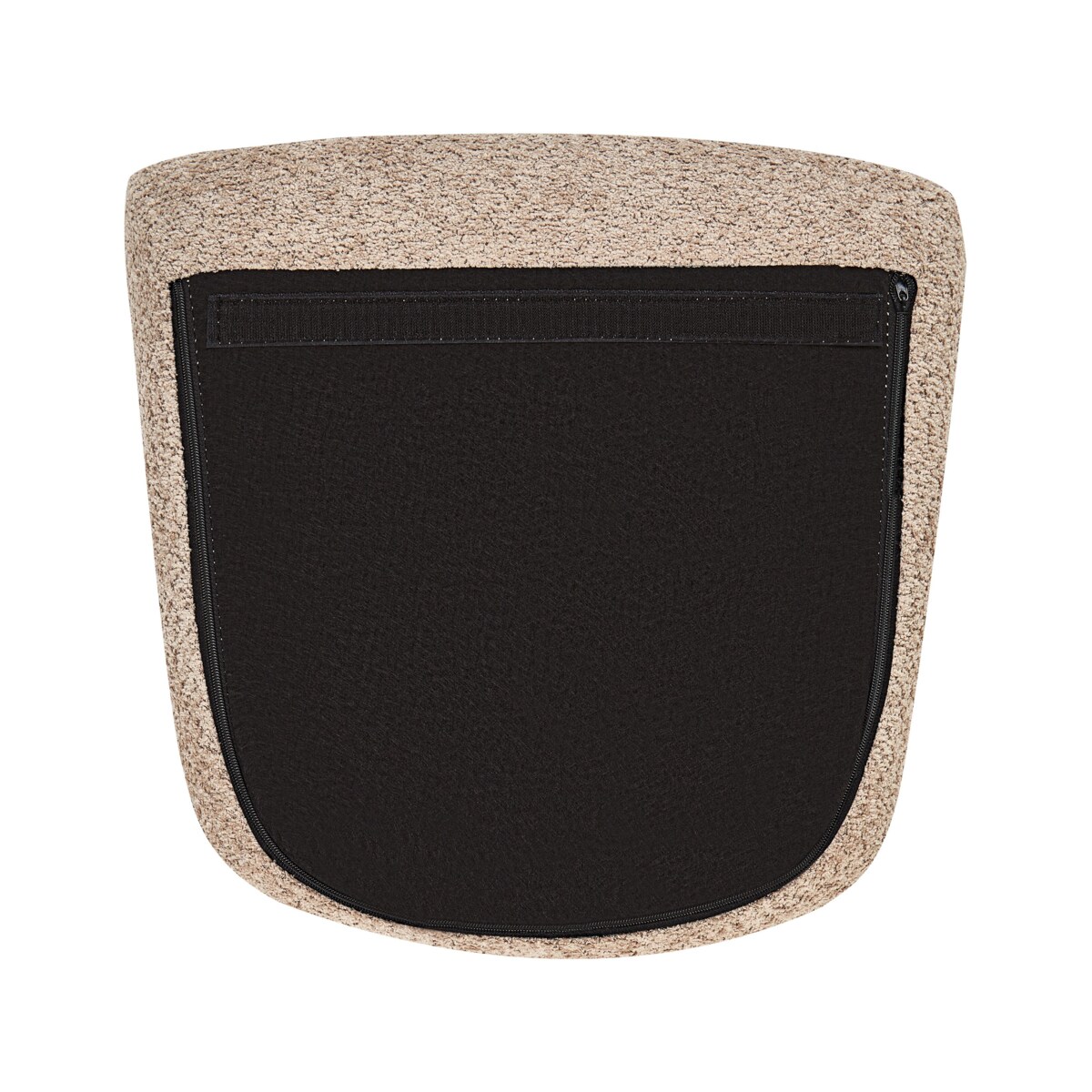 Fotel bujany boucle beżowy OULU