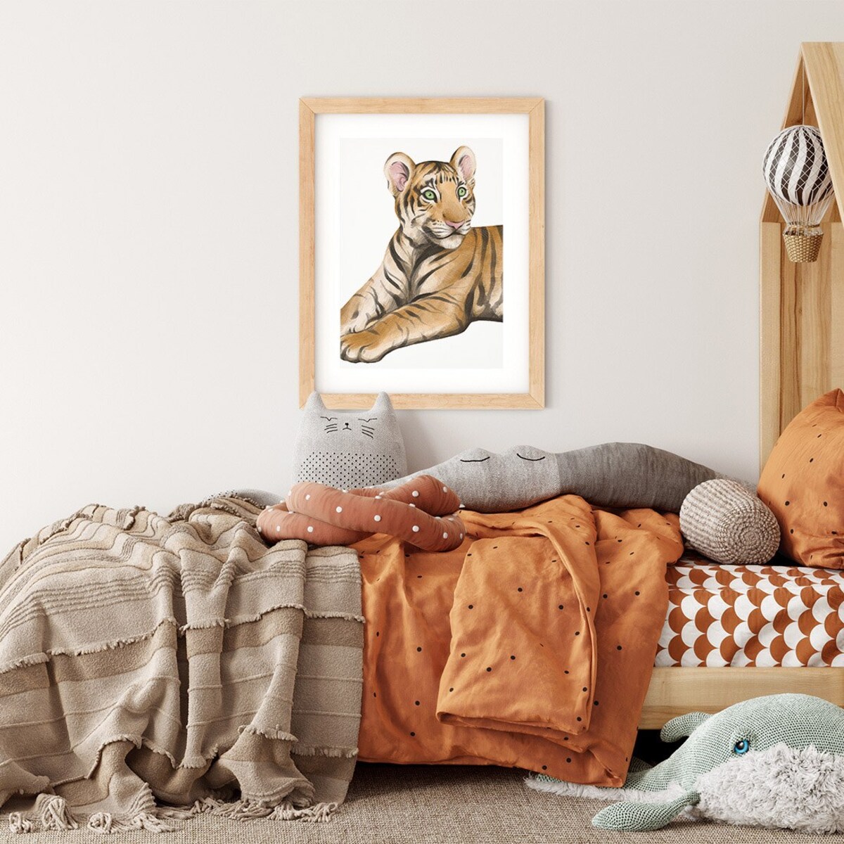 Plakat dla dzieci Tygrys 30x40