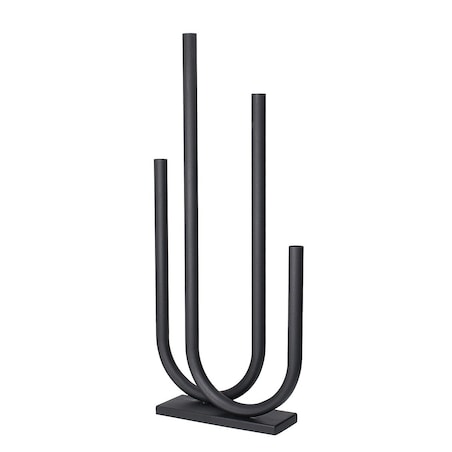 Świecznik metalowy Sculptura 30x9x69 cm, 30x9x69 cm