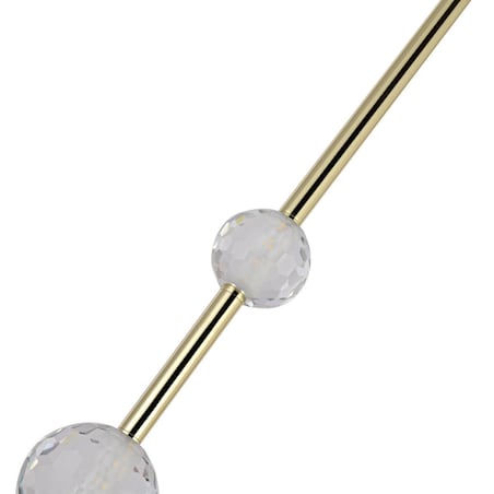 Zwis do sypialni molekuły Vaku LP-719/2P GD Light Prestige podwójna złota