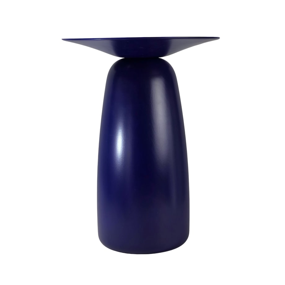 Stolik drewniany różne kolory Baobab 44, kolor granat szlachetny