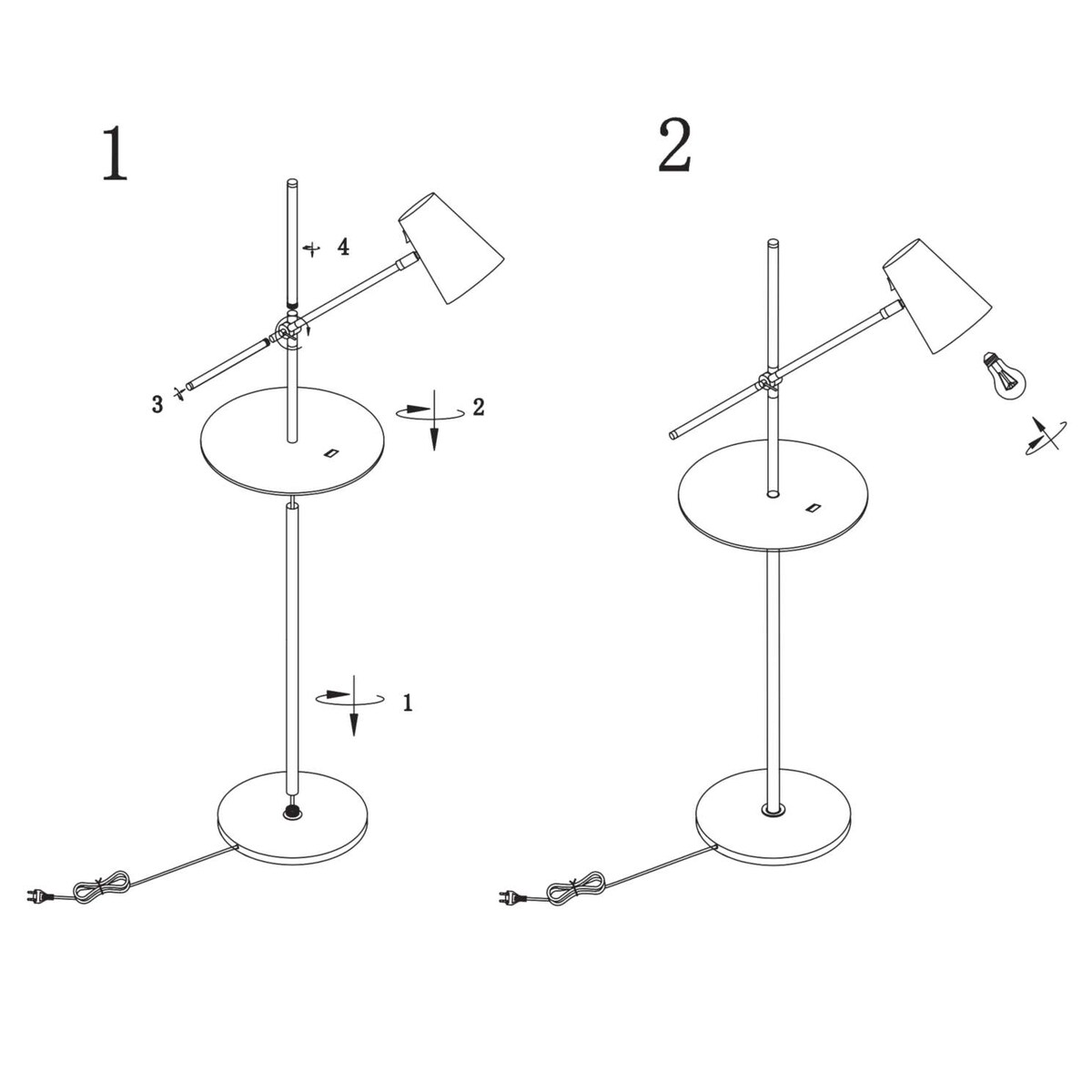 Stojąca LAMPA podłogowa LINEAR 107307 Markslojd metalowa OPRAWA z półką do salonu czarna