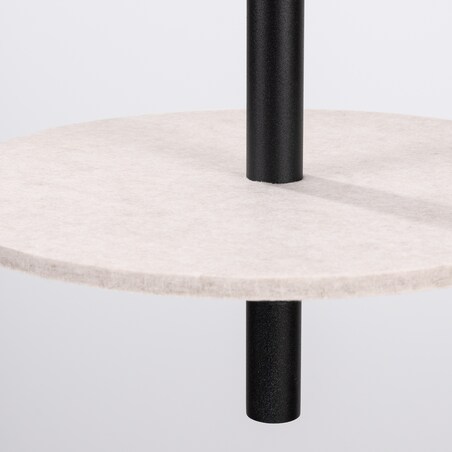 Lampa wisząca FELTRO 1 czarna/beżowa