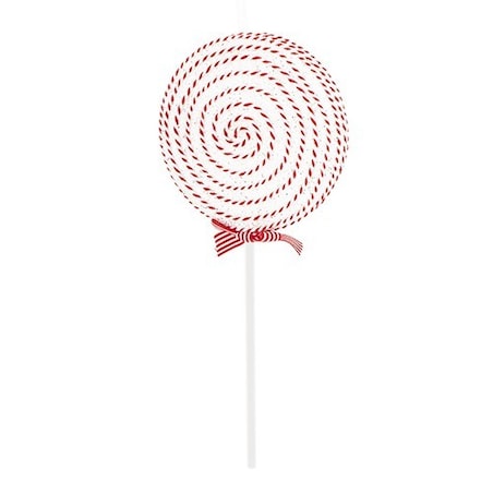 Dekoracja - lizak 31x14x3 cm LECCA-LECCA różowy