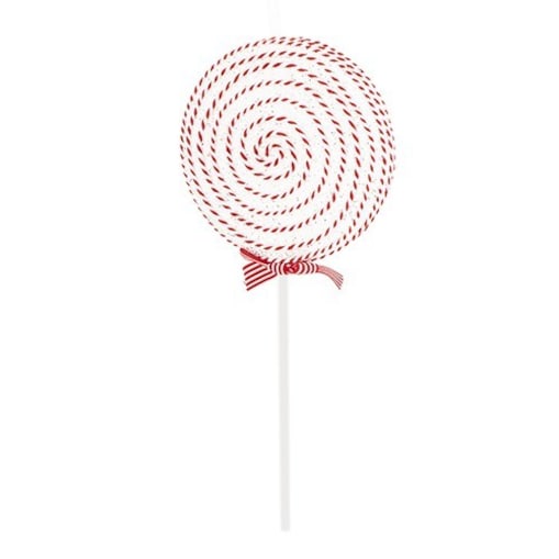 Dekoracja - lizak 31x14x3 cm LECCA-LECCA różowy