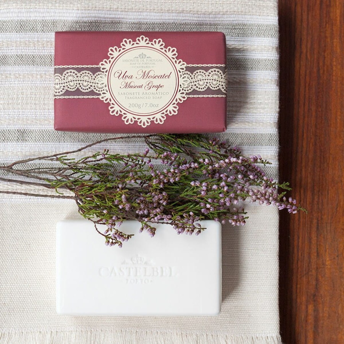 Mydło w kostce Castelbel winogrono 200 g