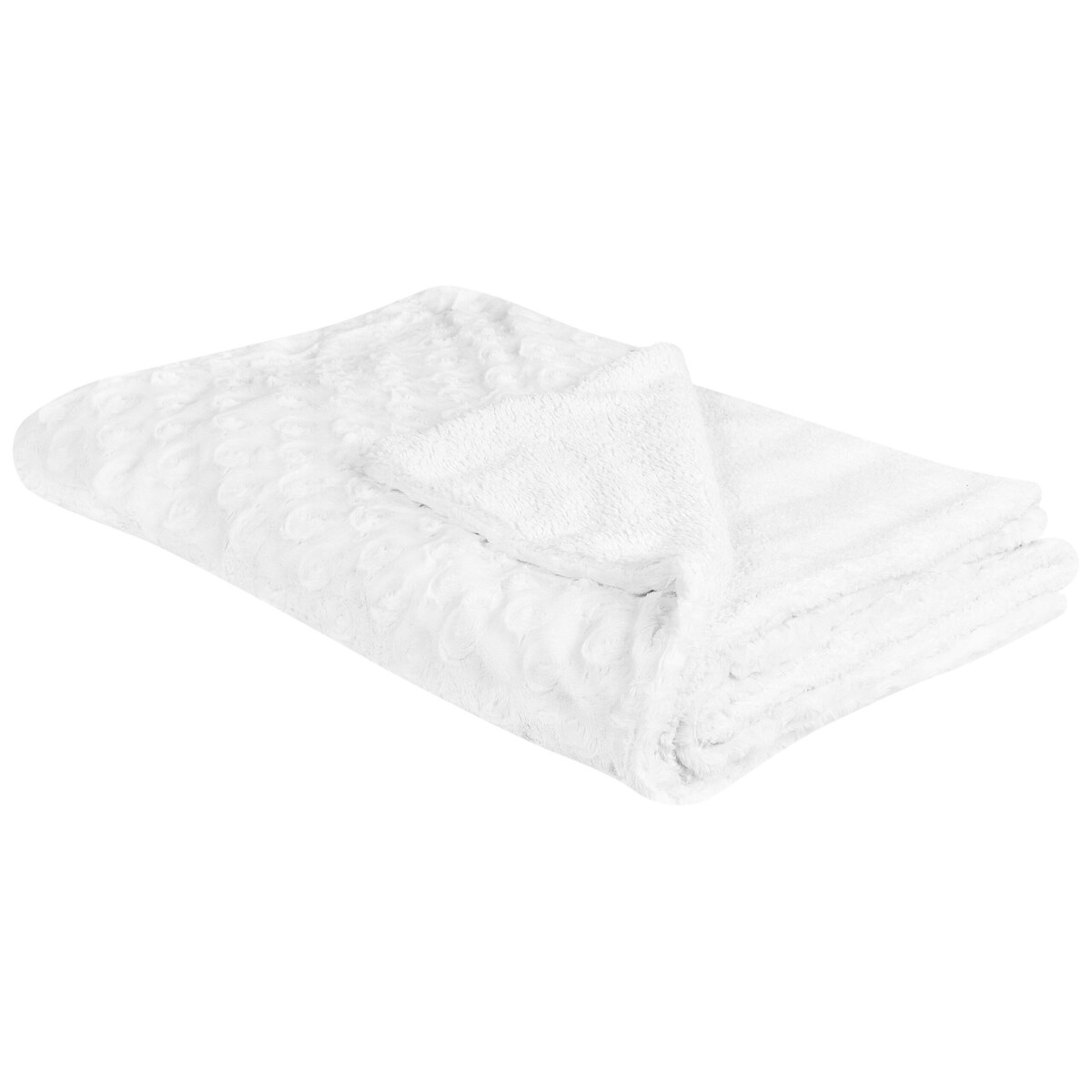 Narzuta na łóżko 150 x 200 cm biała KANDILLI