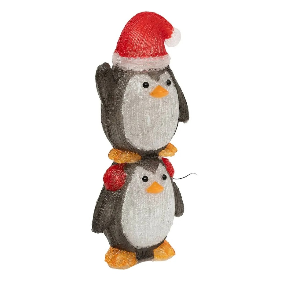 Dekoracja świetlna zewnętrzna, Pingiwnki, 60 LED, 49 cm