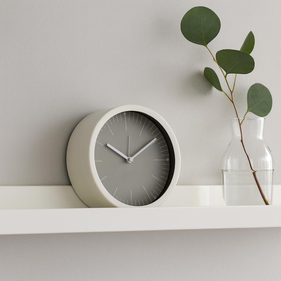 Zegar stojący na komodę GIST, minimalistyczna tarcza, Ø 15