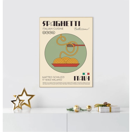Poster Story, Plakat, Obraz - Spaghetti, wymiary 60 x 84 cm
