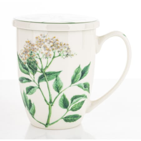 Kubek z zaparzaczem 350 ml w pudełku 11x12x9 cm HERBES lipa