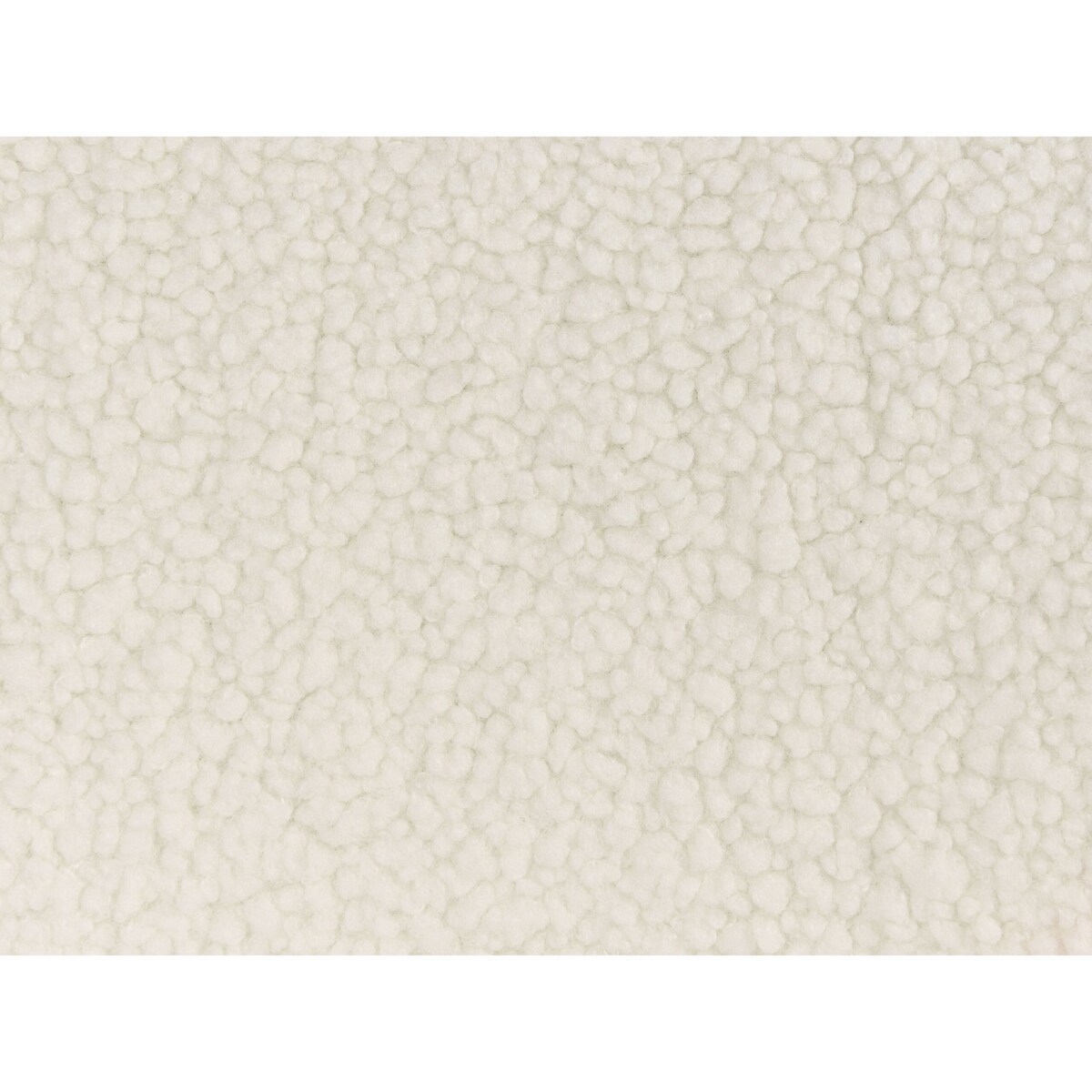 Fotel bujany boucle kremowy z czarnym ANASET