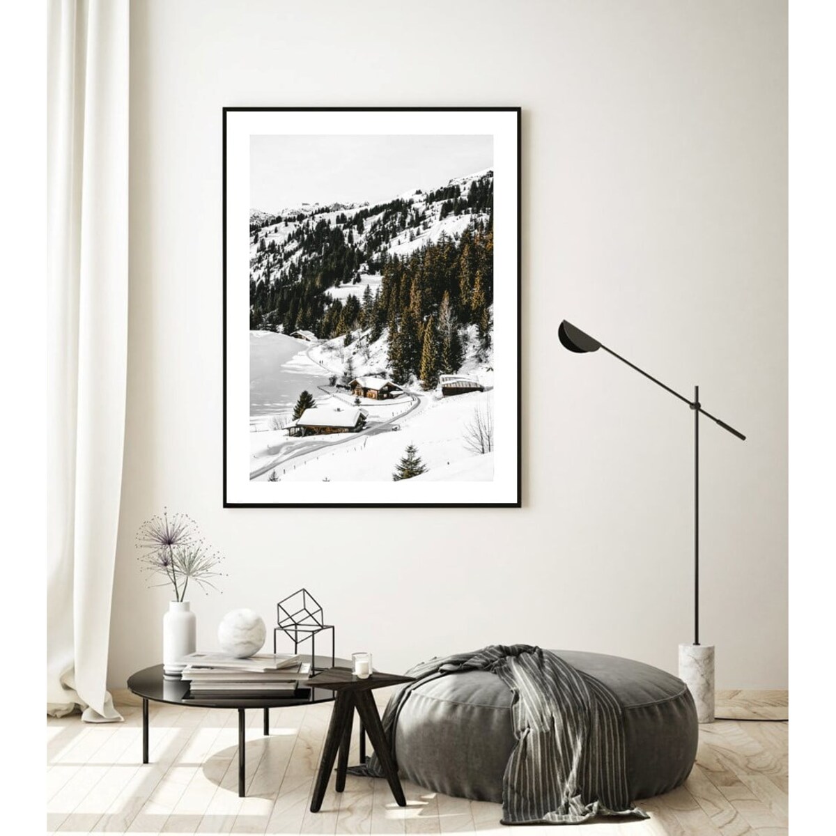 Poster Story, Plakat, Obraz - Zimowa Dolina, wymiary 30 x 42 cm