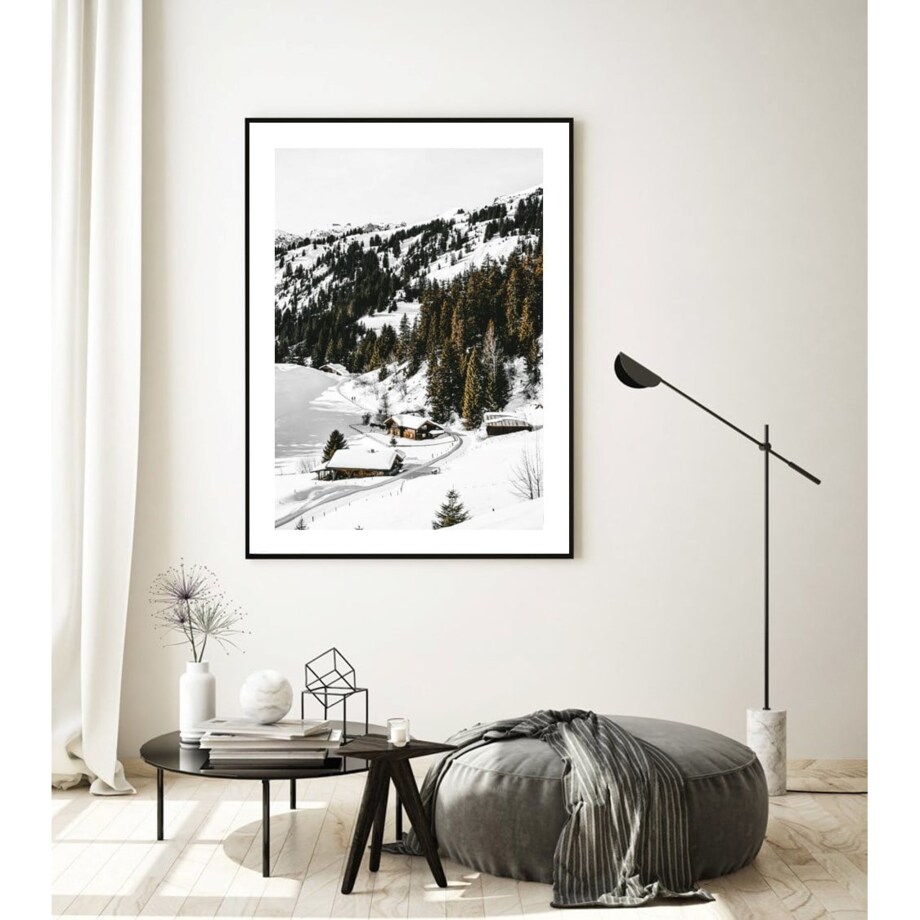 Poster Story, Plakat, Obraz - Zimowa Dolina, wymiary 30 x 42 cm