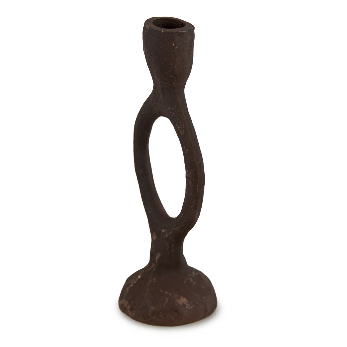 Świecznik Metalowy Na Jedną Świeczkę Uchwyt Na Świecę Stalowy Industrialny