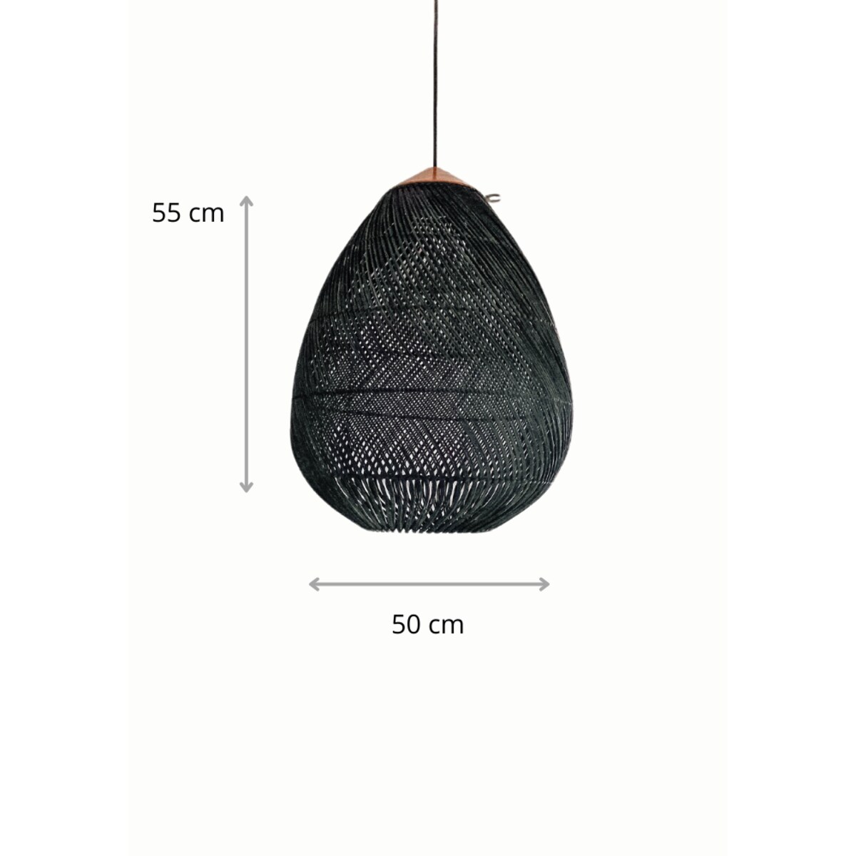 LAMPA WILLIAM CZARNA