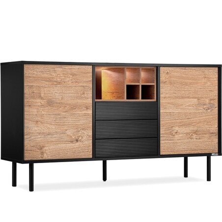 KONSIMO LOFTY Komoda loftowa na wysokich nóżkach