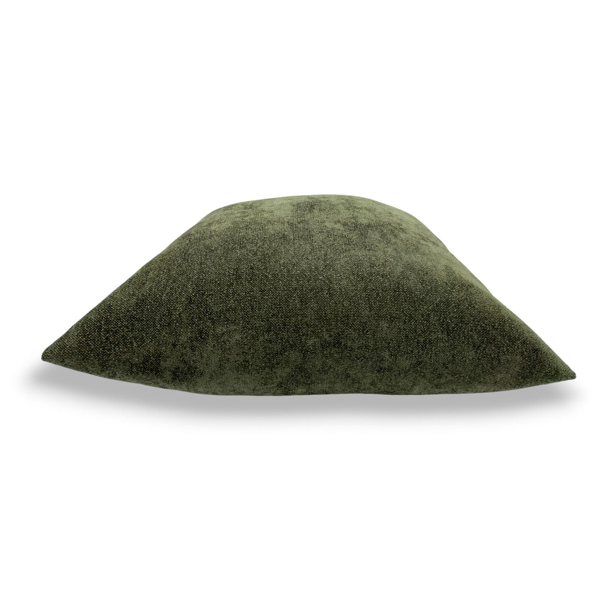 Ciemnozielony zestaw trzech poduszek dekoracyjnych - Kwiaty Lotosu