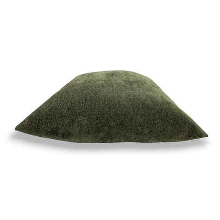 Ciemnozielony zestaw trzech poduszek dekoracyjnych - Kwiaty Lotosu