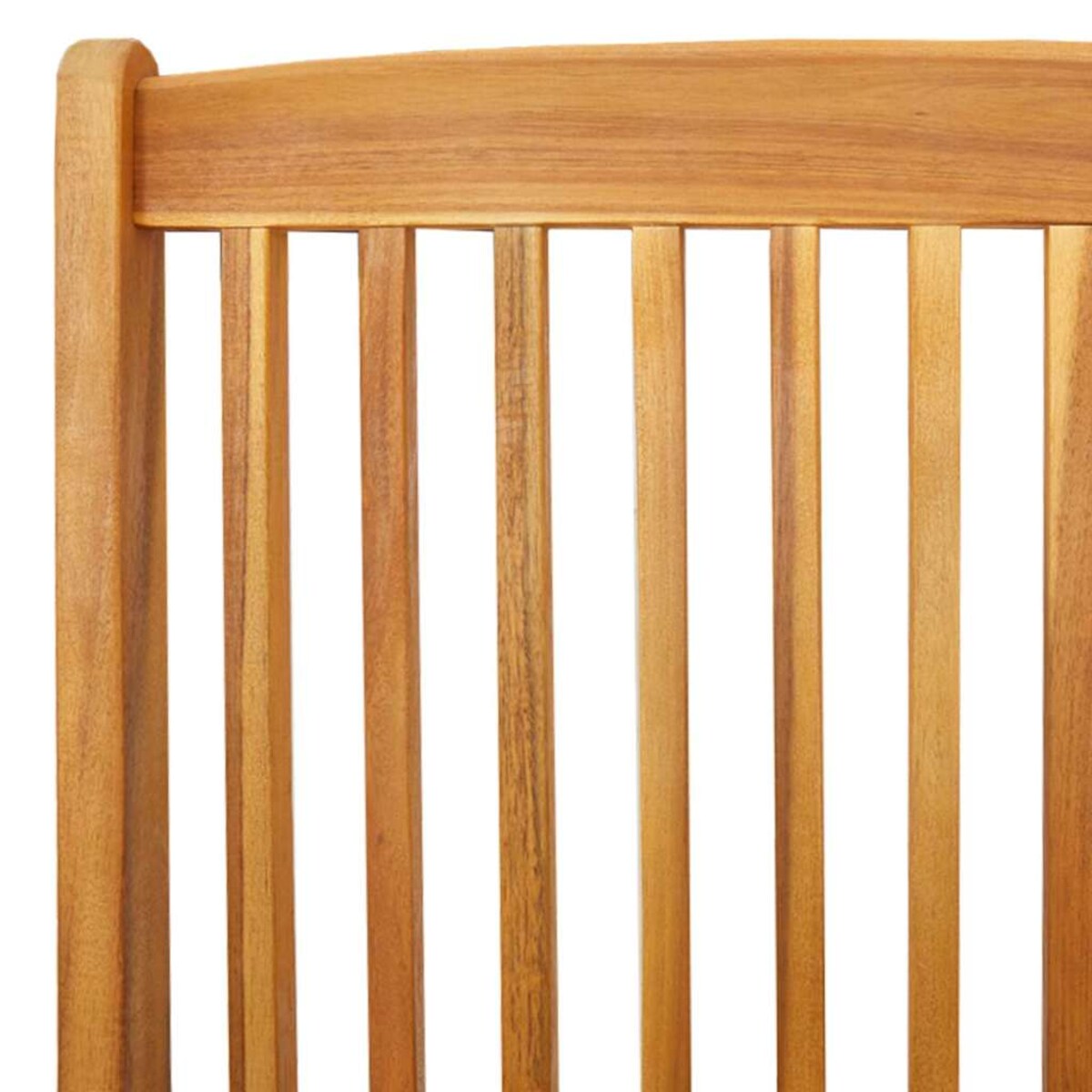 vidaXL Krzesło składane z poduszką 2 pcs Biały 49 x 57.5 x 92cm